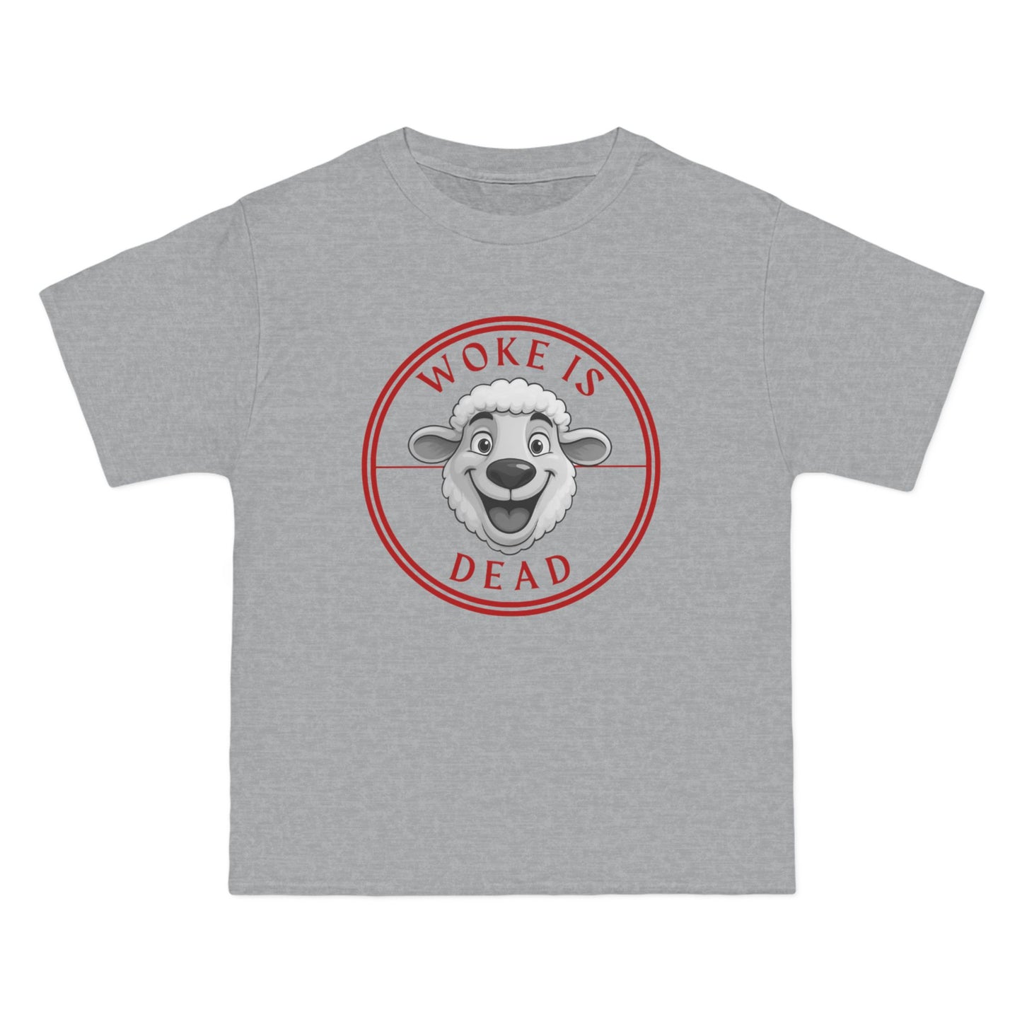 Woke Is Dead Short-Sleeve T-Shirt, Statement Tee, Casual Wear, Gift for Friends, Trendy Outfit, Humorous Shirt