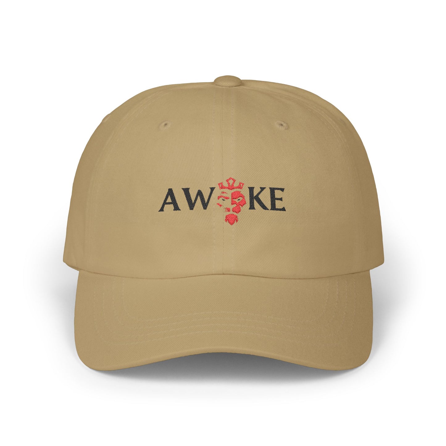 AWOKE Classic Dad Cap - White Hat for Casual Style, Father's Day Gift, Summer Accessory, Trendy Fashion Cap, Unisex Headwear