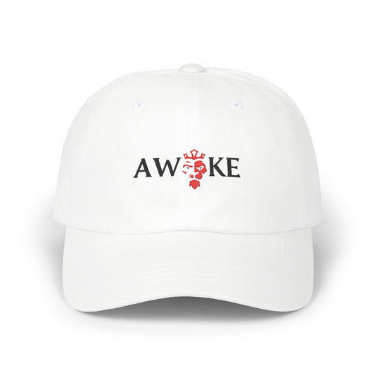 AWOKE Classic Dad Cap - White Hat for Casual Style, Father's Day Gift, Summer Accessory, Trendy Fashion Cap, Unisex Headwear