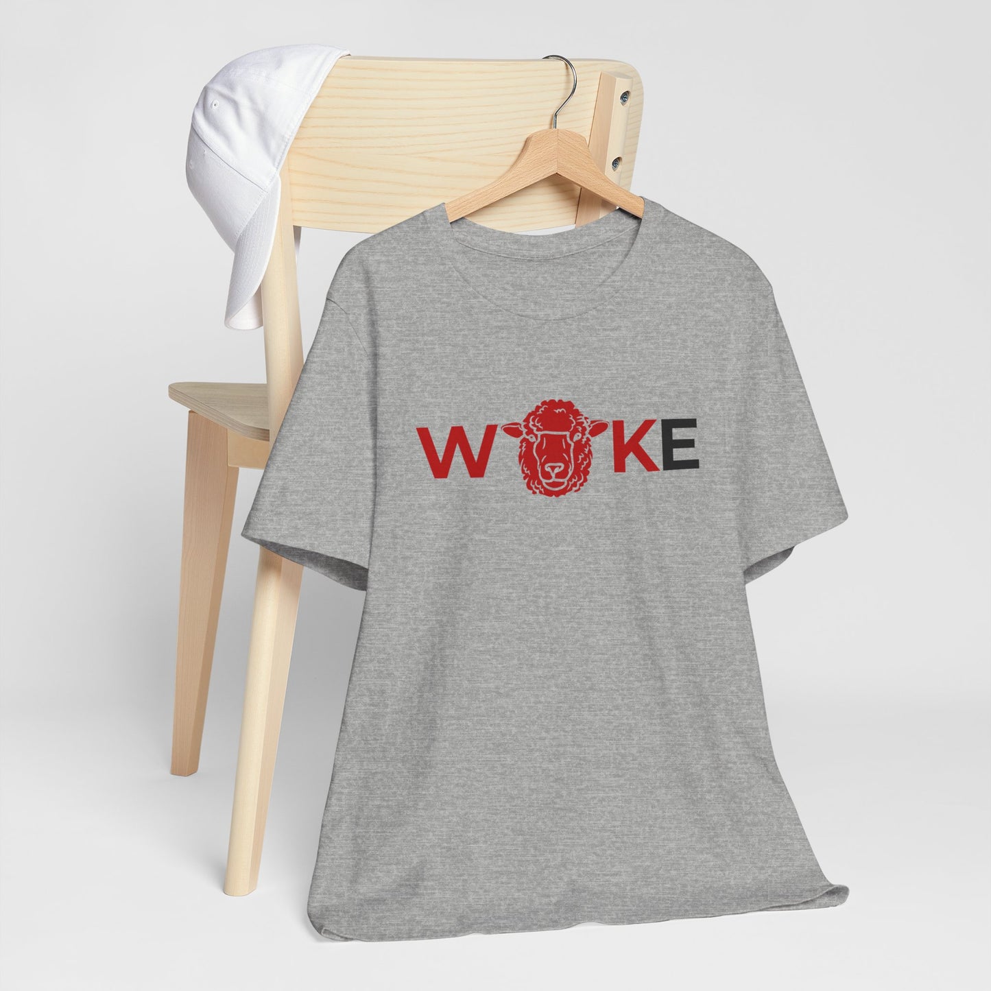 Woke Lion Unisex Tee, Empowerment Shirt, Casual Wear, Gift for Activists, Statement Clothing, Trendy Graphic Tee