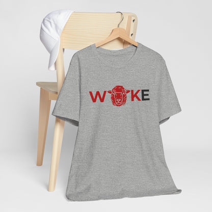 Woke Lion Unisex Tee, Empowerment Shirt, Casual Wear, Gift for Activists, Statement Clothing, Trendy Graphic Tee