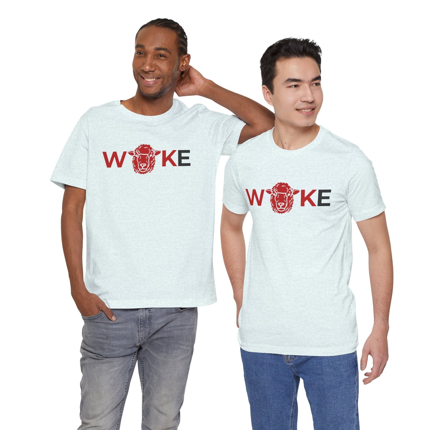 Woke Lion Unisex Tee, Empowerment Shirt, Casual Wear, Gift for Activists, Statement Clothing, Trendy Graphic Tee