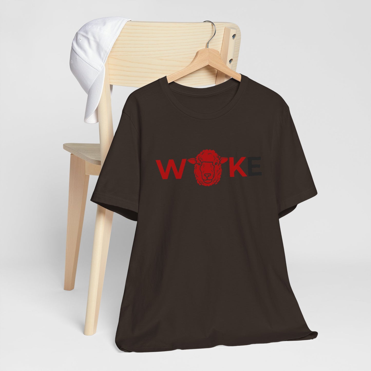 Woke Lion Unisex Tee, Empowerment Shirt, Casual Wear, Gift for Activists, Statement Clothing, Trendy Graphic Tee