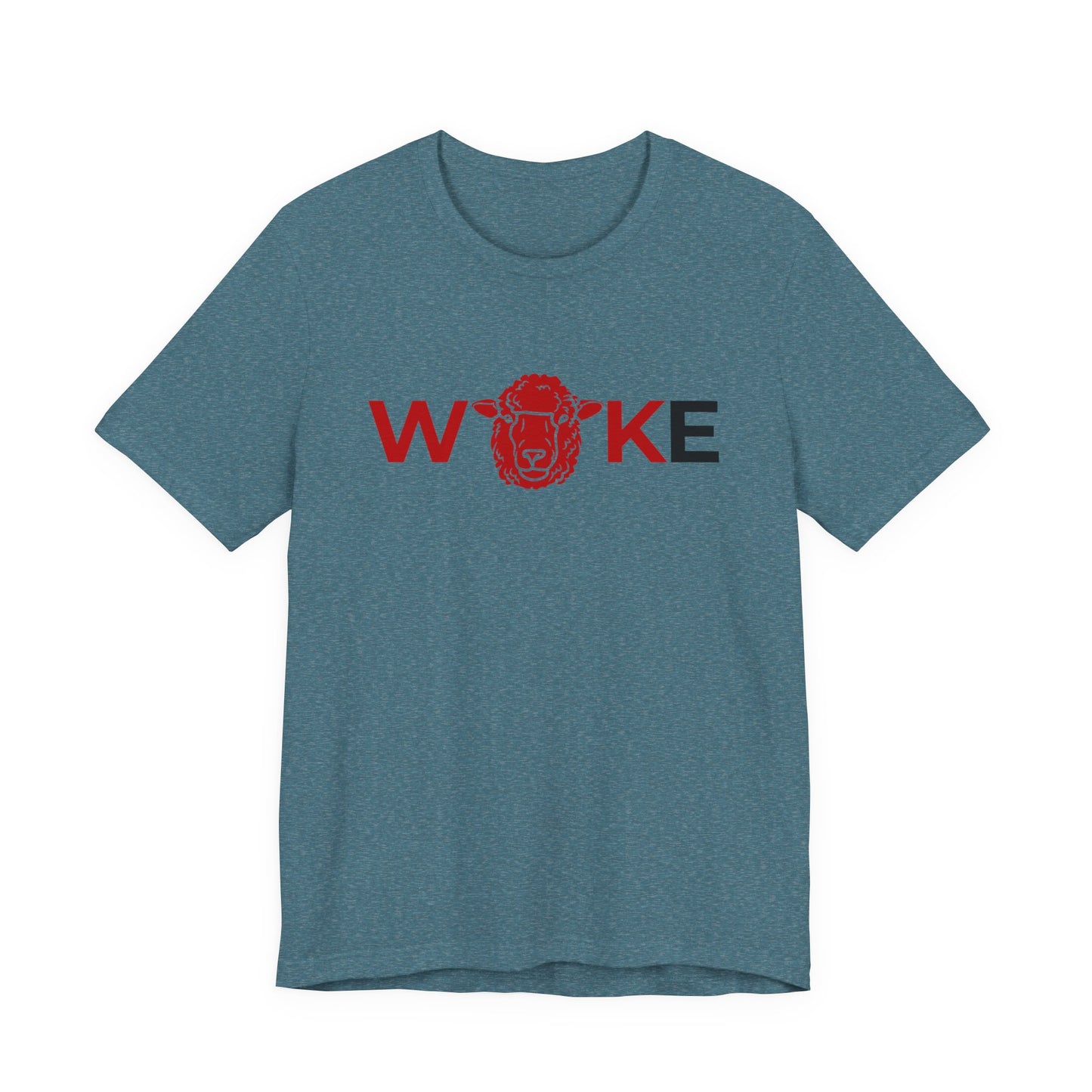 Woke Lion Unisex Tee, Empowerment Shirt, Casual Wear, Gift for Activists, Statement Clothing, Trendy Graphic Tee