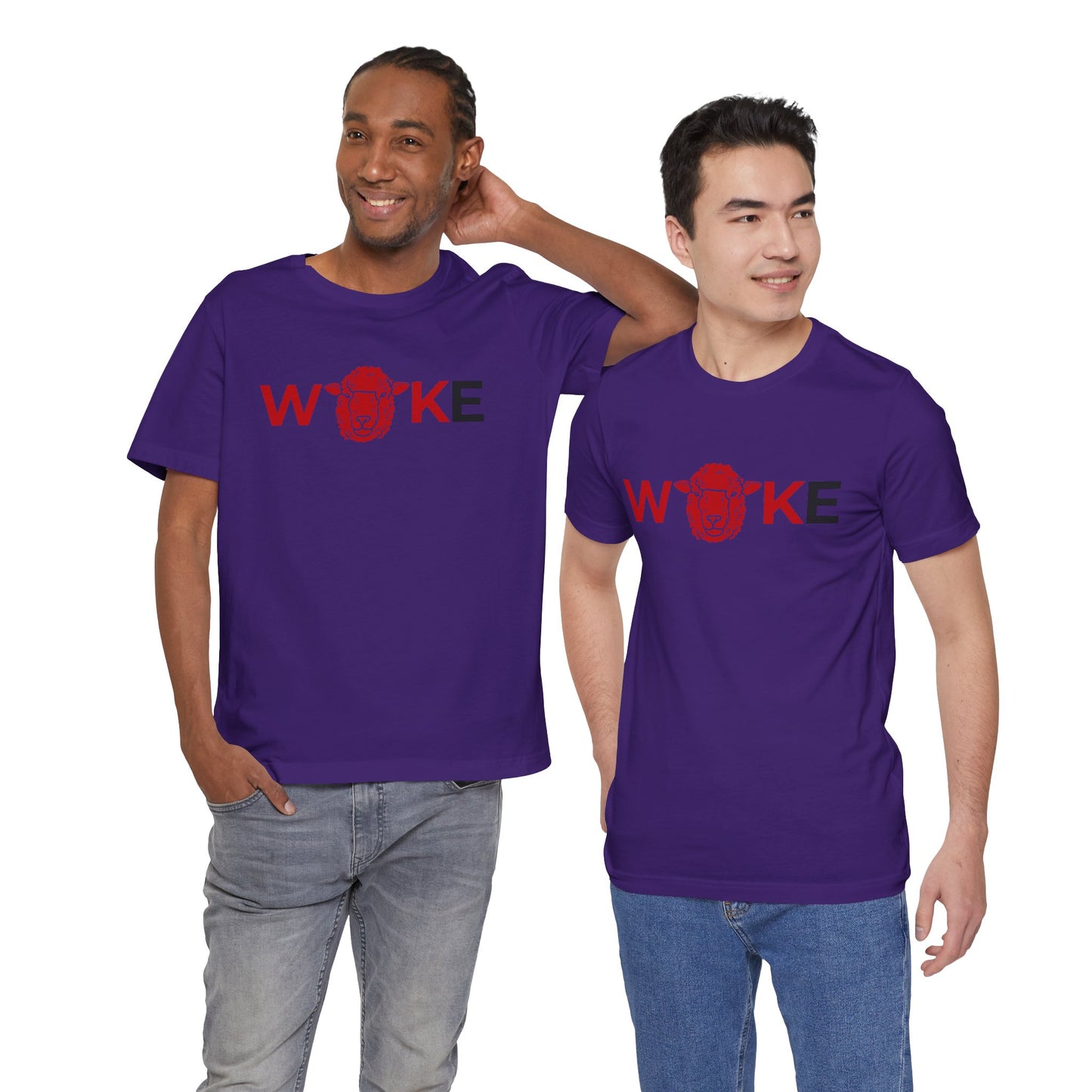 Woke Lion Unisex Tee, Empowerment Shirt, Casual Wear, Gift for Activists, Statement Clothing, Trendy Graphic Tee