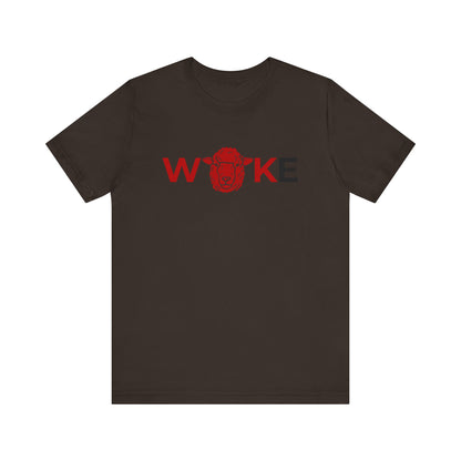 Woke Lion Unisex Tee, Empowerment Shirt, Casual Wear, Gift for Activists, Statement Clothing, Trendy Graphic Tee