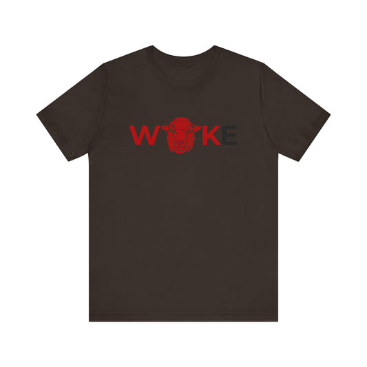 Woke Lion Unisex Tee, Empowerment Shirt, Casual Wear, Gift for Activists, Statement Clothing, Trendy Graphic Tee