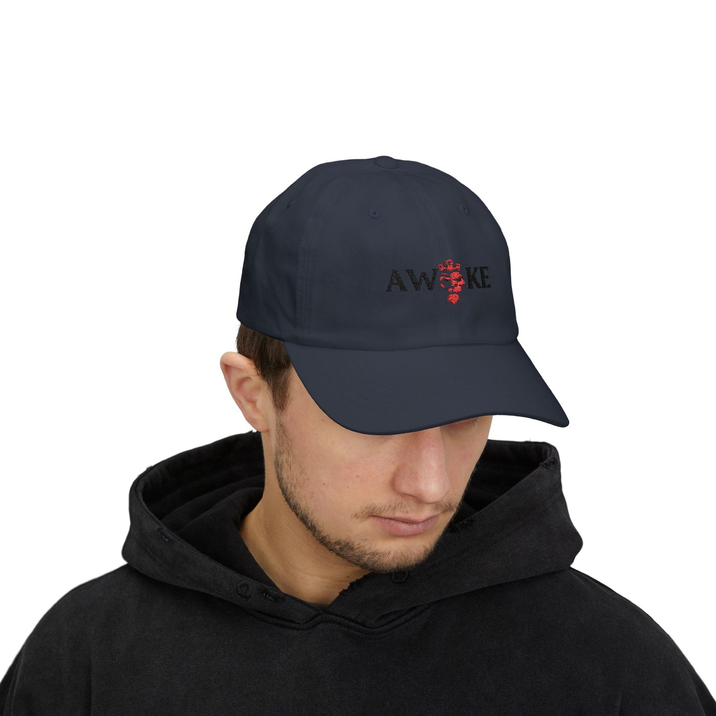AWOKE Classic Dad Cap - White Hat for Casual Style, Father's Day Gift, Summer Accessory, Trendy Fashion Cap, Unisex Headwear