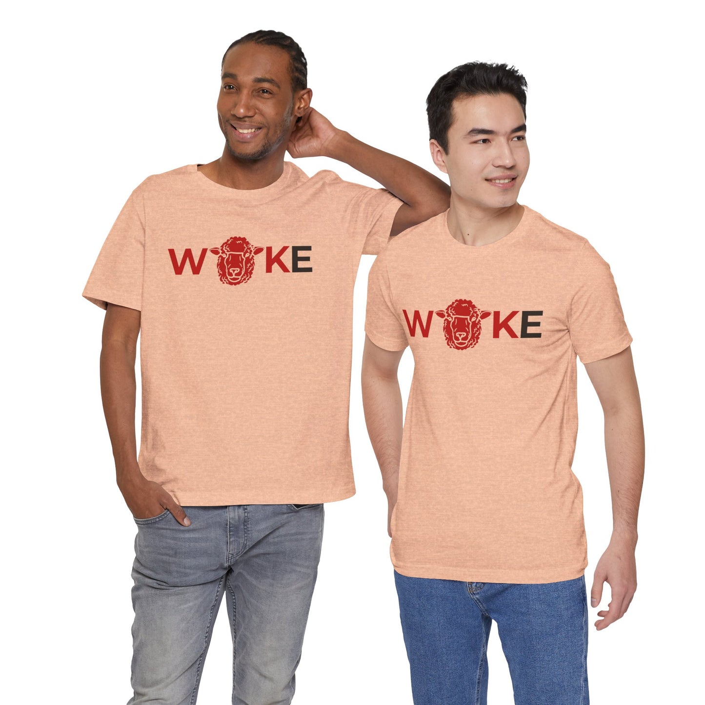 Woke Lion Unisex Tee, Empowerment Shirt, Casual Wear, Gift for Activists, Statement Clothing, Trendy Graphic Tee
