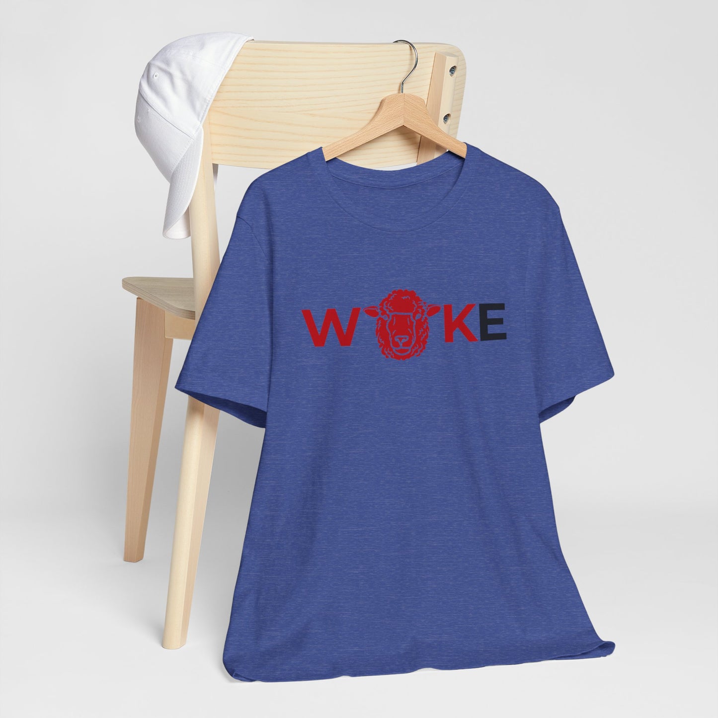 Woke Lion Unisex Tee, Empowerment Shirt, Casual Wear, Gift for Activists, Statement Clothing, Trendy Graphic Tee