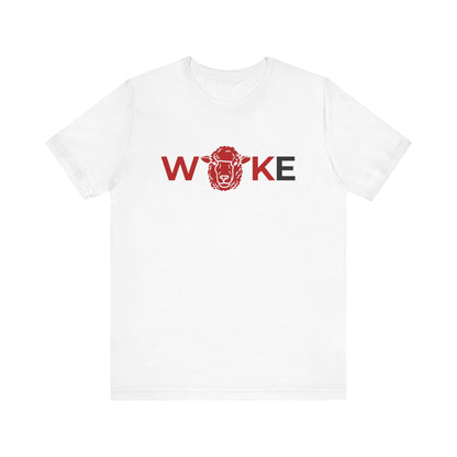 Woke Lion Unisex Tee, Empowerment Shirt, Casual Wear, Gift for Activists, Statement Clothing, Trendy Graphic Tee