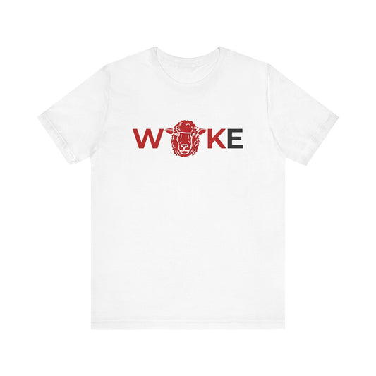 Woke Lion Unisex Tee, Empowerment Shirt, Casual Wear, Gift for Activists, Statement Clothing, Trendy Graphic Tee