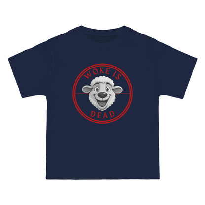Woke Is Dead Short-Sleeve T-Shirt, Statement Tee, Casual Wear, Gift for Friends, Trendy Outfit, Humorous Shirt