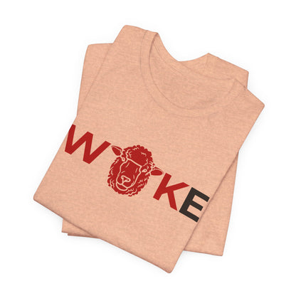 Woke Lion Unisex Tee, Empowerment Shirt, Casual Wear, Gift for Activists, Statement Clothing, Trendy Graphic Tee