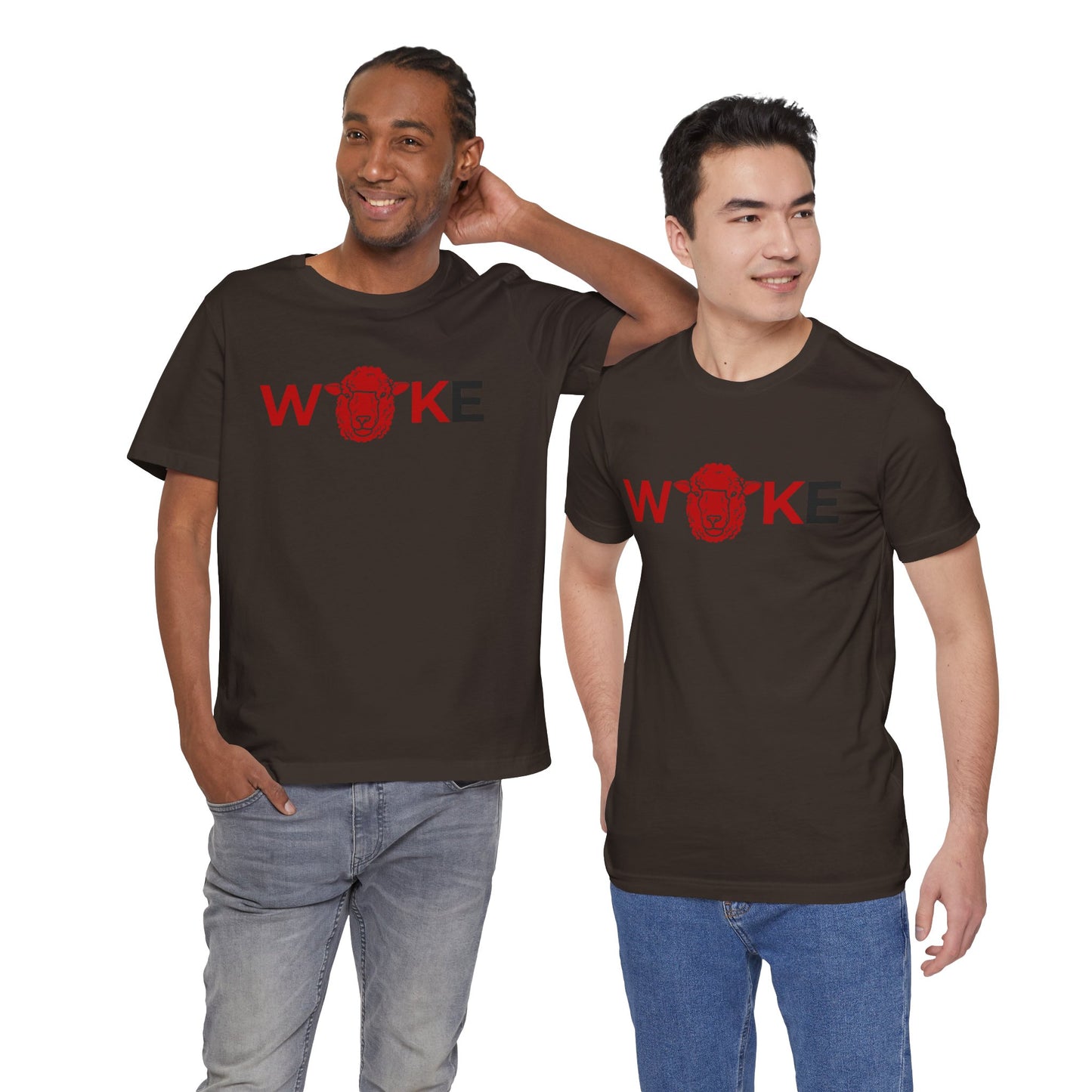 Woke Lion Unisex Tee, Empowerment Shirt, Casual Wear, Gift for Activists, Statement Clothing, Trendy Graphic Tee