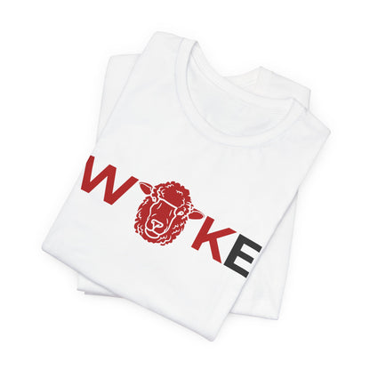 Woke Lion Unisex Tee, Empowerment Shirt, Casual Wear, Gift for Activists, Statement Clothing, Trendy Graphic Tee
