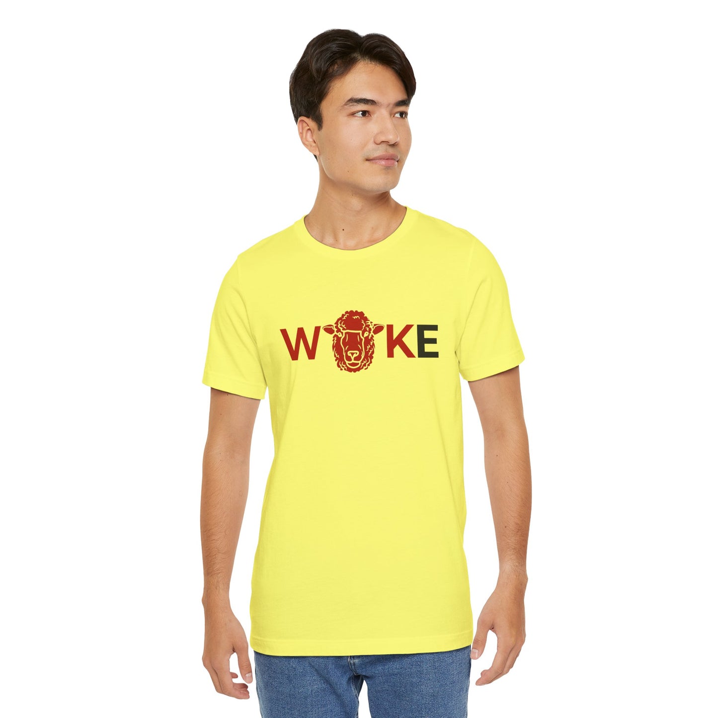 Woke Lion Unisex Tee, Empowerment Shirt, Casual Wear, Gift for Activists, Statement Clothing, Trendy Graphic Tee