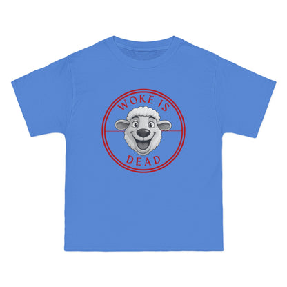 Woke Is Dead Short-Sleeve T-Shirt, Statement Tee, Casual Wear, Gift for Friends, Trendy Outfit, Humorous Shirt
