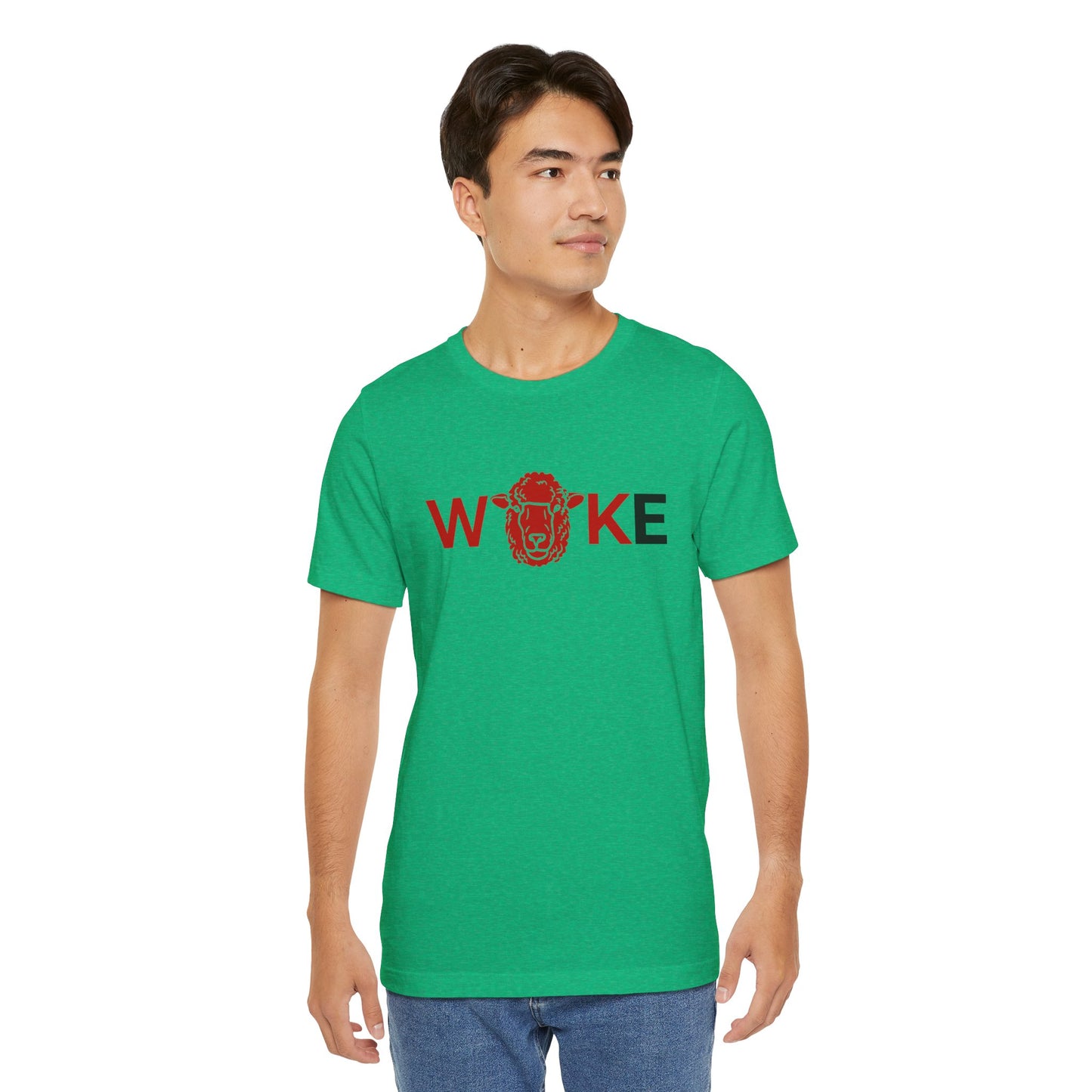 Woke Lion Unisex Tee, Empowerment Shirt, Casual Wear, Gift for Activists, Statement Clothing, Trendy Graphic Tee
