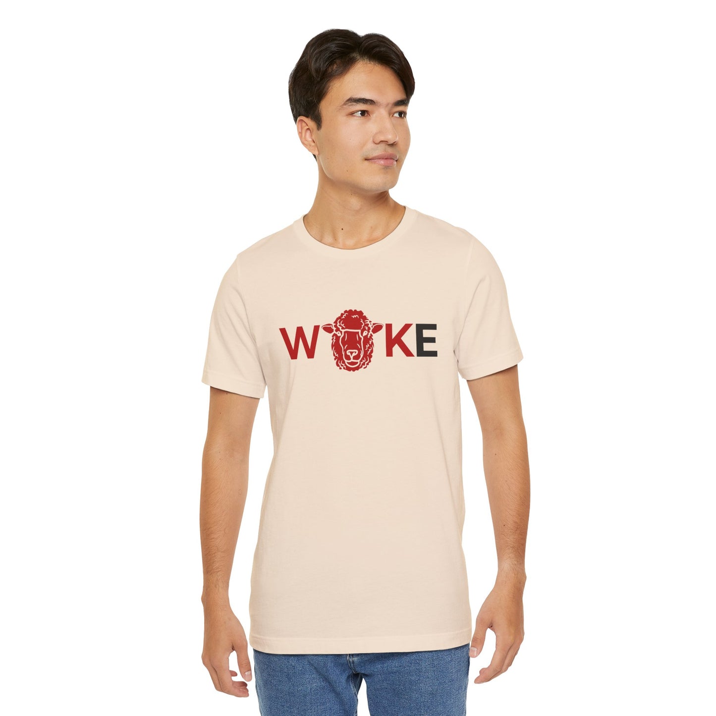 Woke Lion Unisex Tee, Empowerment Shirt, Casual Wear, Gift for Activists, Statement Clothing, Trendy Graphic Tee
