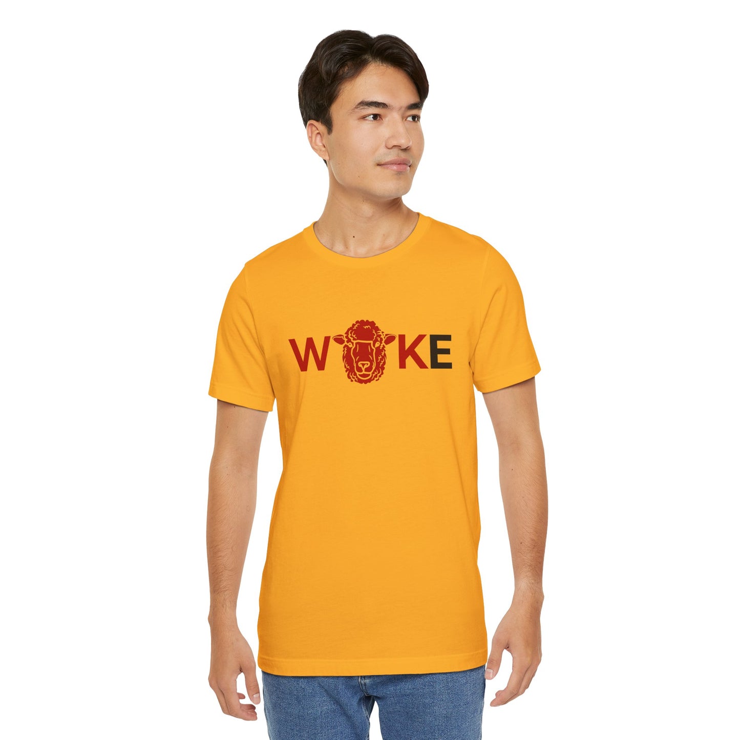 Woke Lion Unisex Tee, Empowerment Shirt, Casual Wear, Gift for Activists, Statement Clothing, Trendy Graphic Tee