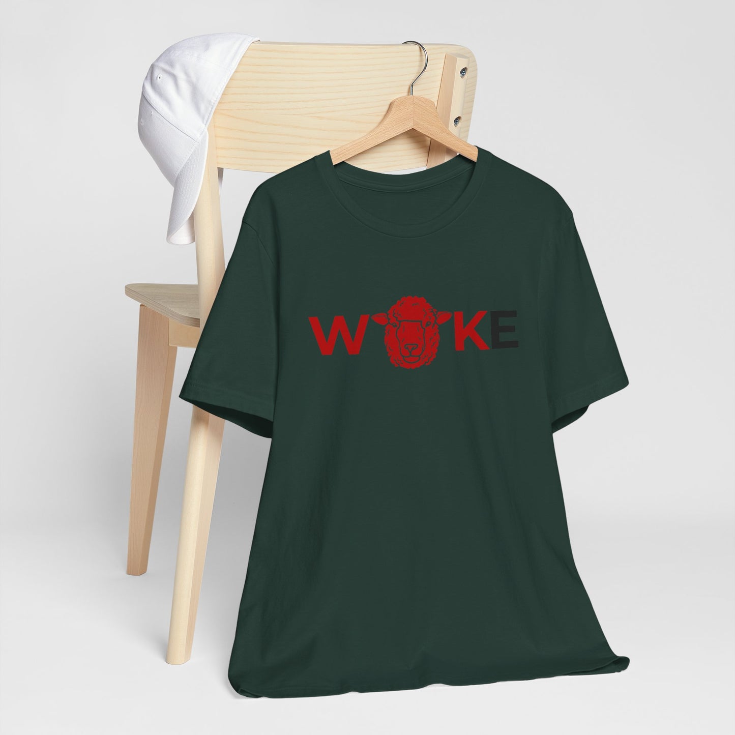 Woke Lion Unisex Tee, Empowerment Shirt, Casual Wear, Gift for Activists, Statement Clothing, Trendy Graphic Tee