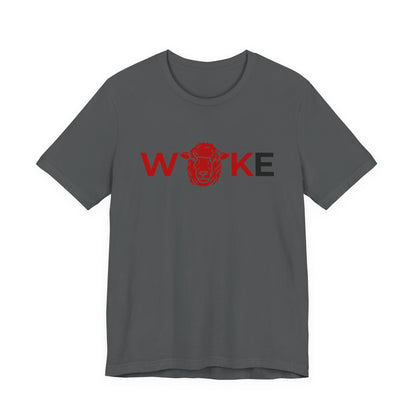 Woke Lion Unisex Tee, Empowerment Shirt, Casual Wear, Gift for Activists, Statement Clothing, Trendy Graphic Tee
