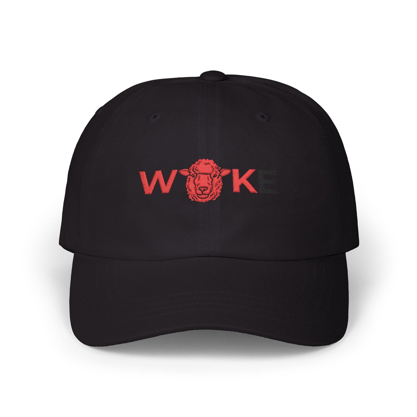 WOKE Classic Dad Cap, Trendy White Baseball Hat, Casual Everyday Wear, Gift for Dads, Fashionable Accessories for Men, Summer Essential