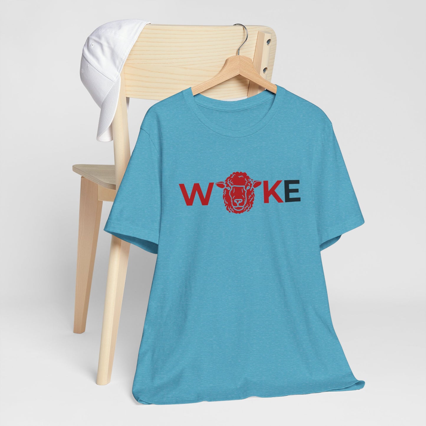 Woke Lion Unisex Tee, Empowerment Shirt, Casual Wear, Gift for Activists, Statement Clothing, Trendy Graphic Tee