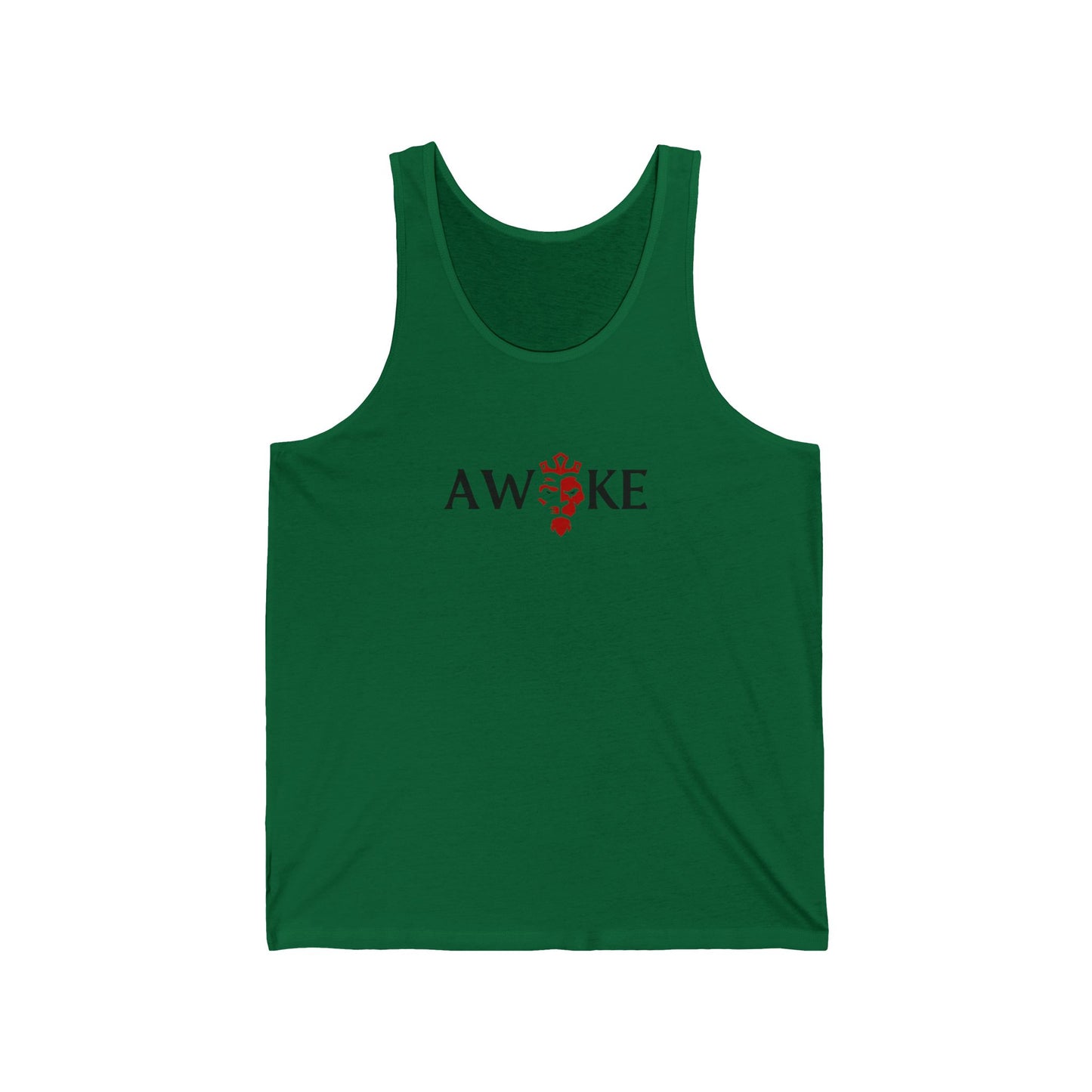 Awoke Unisex Jersey Tank - Casual Summer Style, Perfect for Festivals, Relaxed Wear, Gift for Dreamers, Motivational Apparel