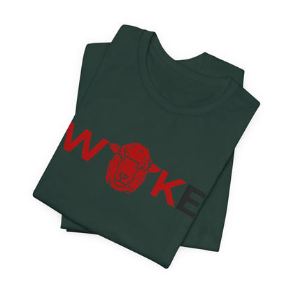 Woke Lion Unisex Tee, Empowerment Shirt, Casual Wear, Gift for Activists, Statement Clothing, Trendy Graphic Tee