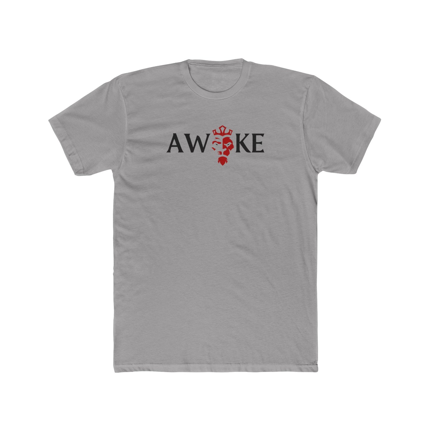 Red King Crown AWAKE Unisex Cotton Crew Tee, Casual Shirt, Graphic Tee, Gift for Him/Her, Mens/Womens T-shirt, Everyday Wear