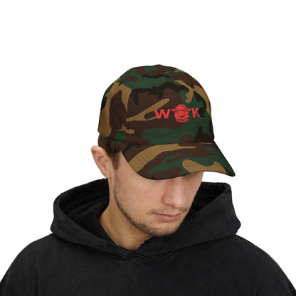 WOKE Classic Dad Cap, Trendy White Baseball Hat, Casual Everyday Wear, Gift for Dads, Fashionable Accessories for Men, Summer Essential
