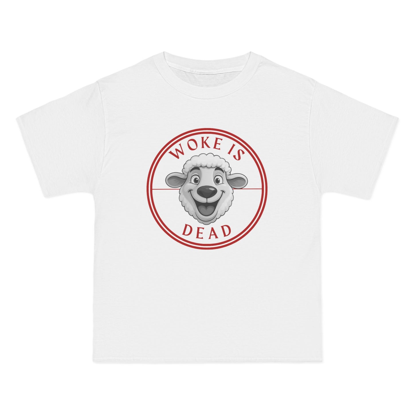 Woke Is Dead Short-Sleeve T-Shirt, Statement Tee, Casual Wear, Gift for Friends, Trendy Outfit, Humorous Shirt