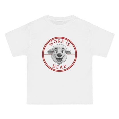 Woke Is Dead Short-Sleeve T-Shirt, Statement Tee, Casual Wear, Gift for Friends, Trendy Outfit, Humorous Shirt