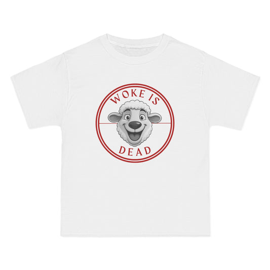 Woke Is Dead Short-Sleeve T-Shirt, Statement Tee, Casual Wear, Gift for Friends, Trendy Outfit, Humorous Shirt