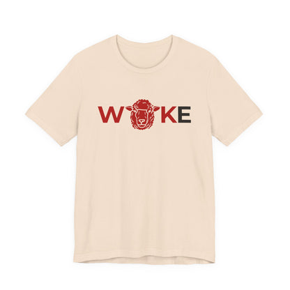 Woke Lion Unisex Tee, Empowerment Shirt, Casual Wear, Gift for Activists, Statement Clothing, Trendy Graphic Tee