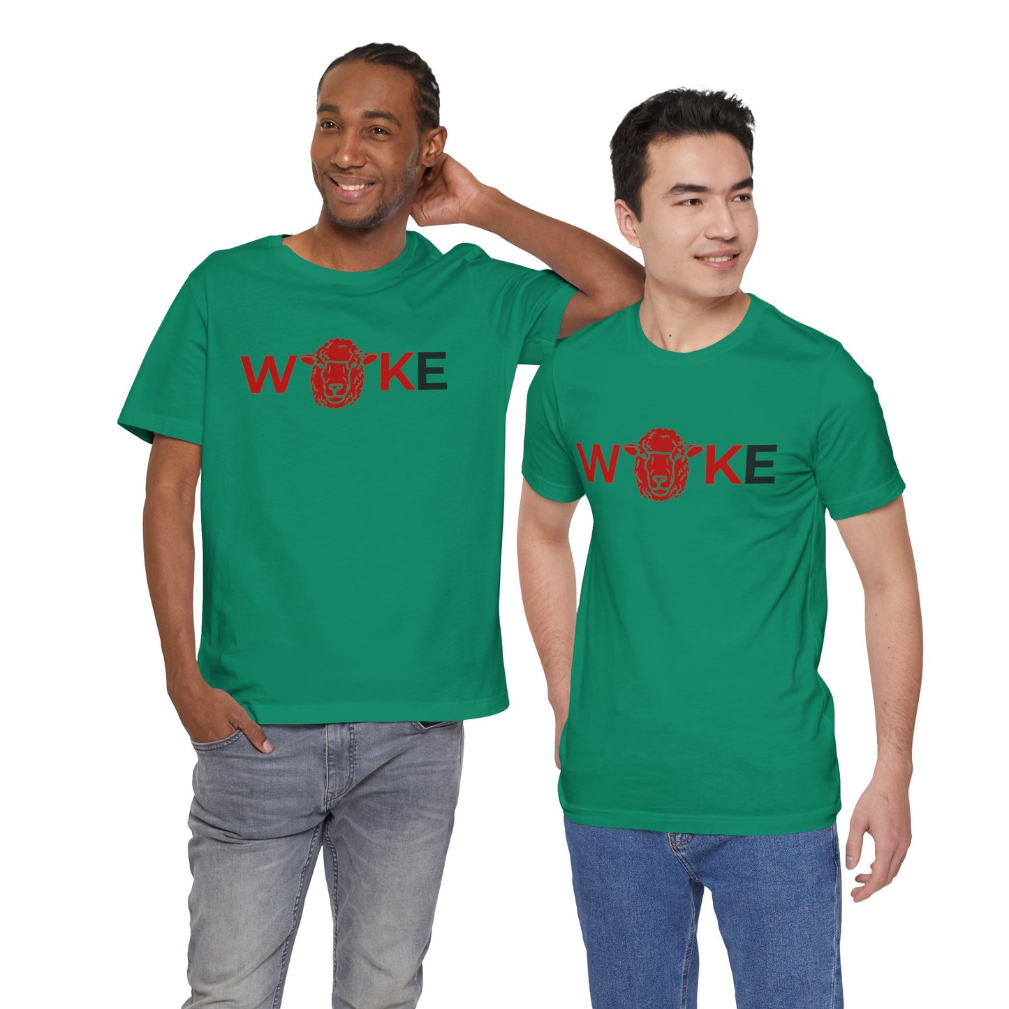 Woke Lion Unisex Tee, Empowerment Shirt, Casual Wear, Gift for Activists, Statement Clothing, Trendy Graphic Tee