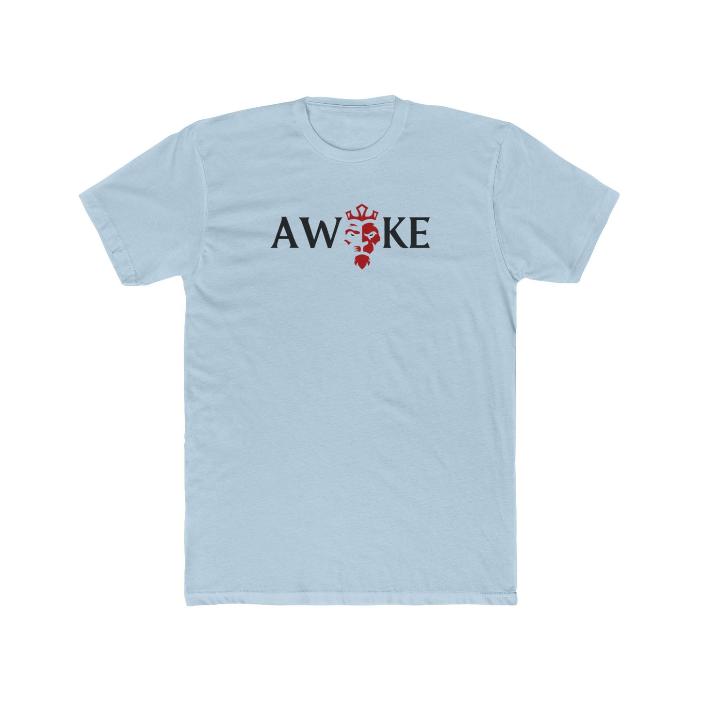 Red King Crown AWAKE Unisex Cotton Crew Tee, Casual Shirt, Graphic Tee, Gift for Him/Her, Mens/Womens T-shirt, Everyday Wear