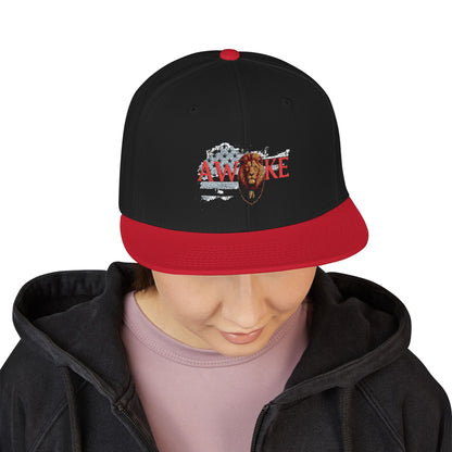 Stylish Snapback Cap with Embroidery, Trendy Hat for Everyday Wear, Perfect for Gift, Outdoor Activities, and Fashion Enthusiasts