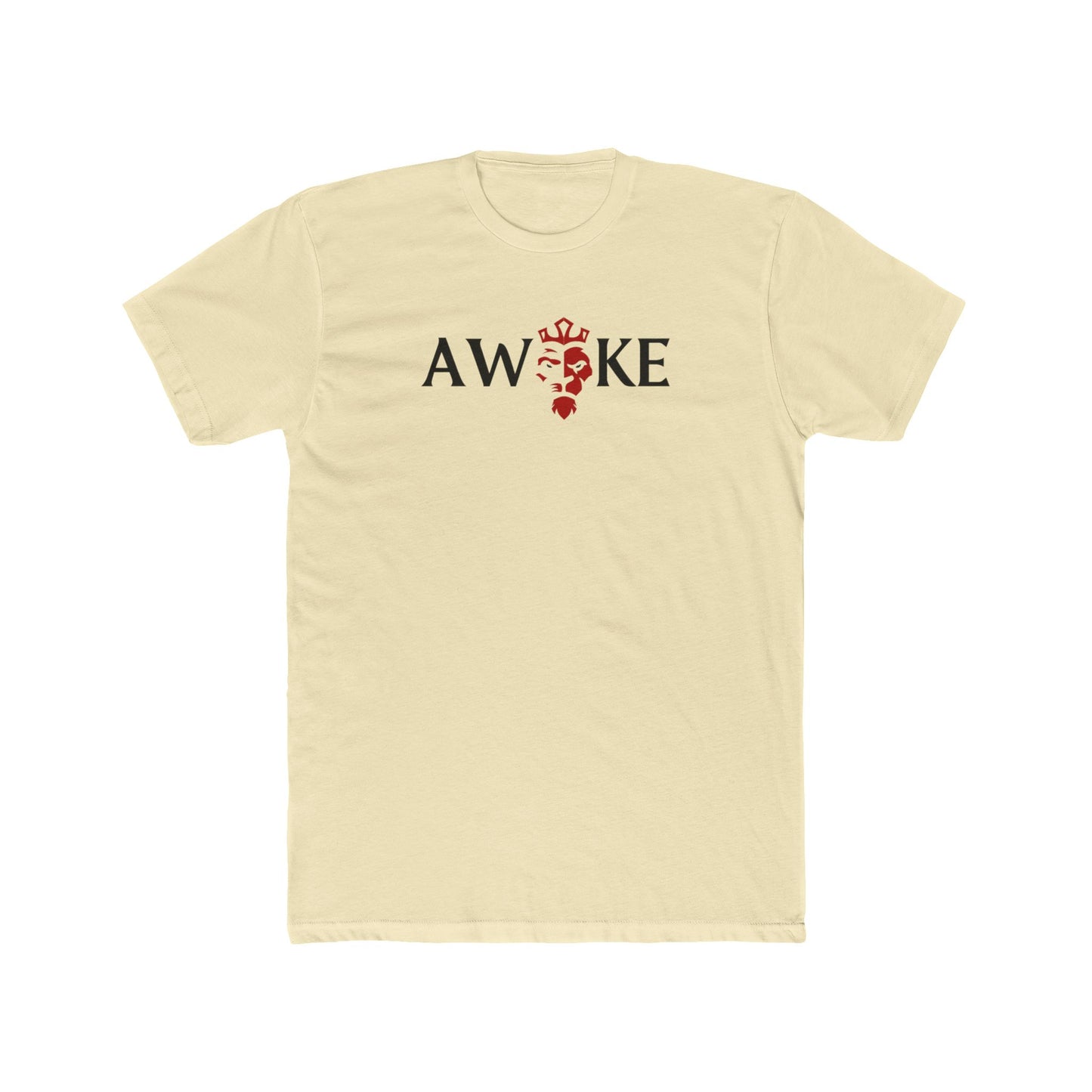 Red King Crown AWAKE Unisex Cotton Crew Tee, Casual Shirt, Graphic Tee, Gift for Him/Her, Mens/Womens T-shirt, Everyday Wear