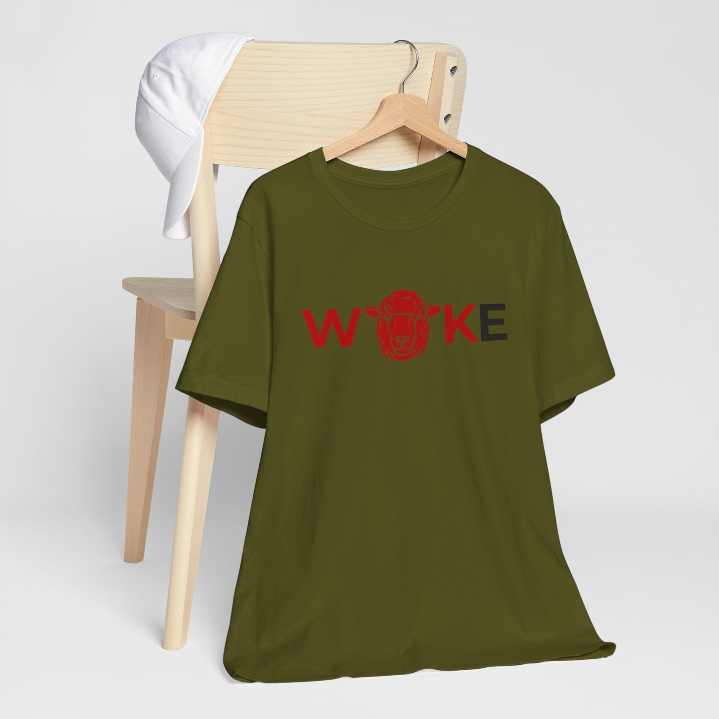 Woke Lion Unisex Tee, Empowerment Shirt, Casual Wear, Gift for Activists, Statement Clothing, Trendy Graphic Tee