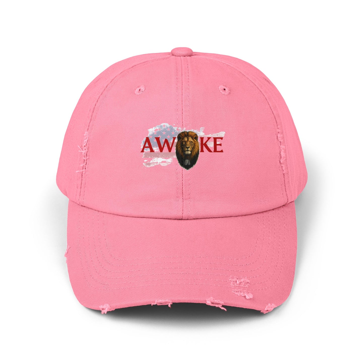 Awake Distressed Unisex Cap, Casual Cap, Trendy Hat, Gift for Him, Gift for Her, Everyday Wear, Summer Accessory