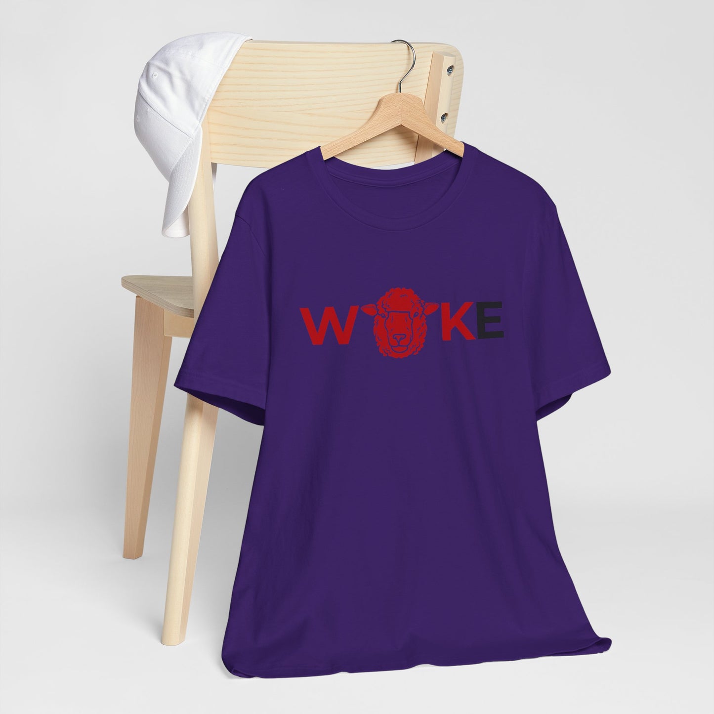 Woke Lion Unisex Tee, Empowerment Shirt, Casual Wear, Gift for Activists, Statement Clothing, Trendy Graphic Tee