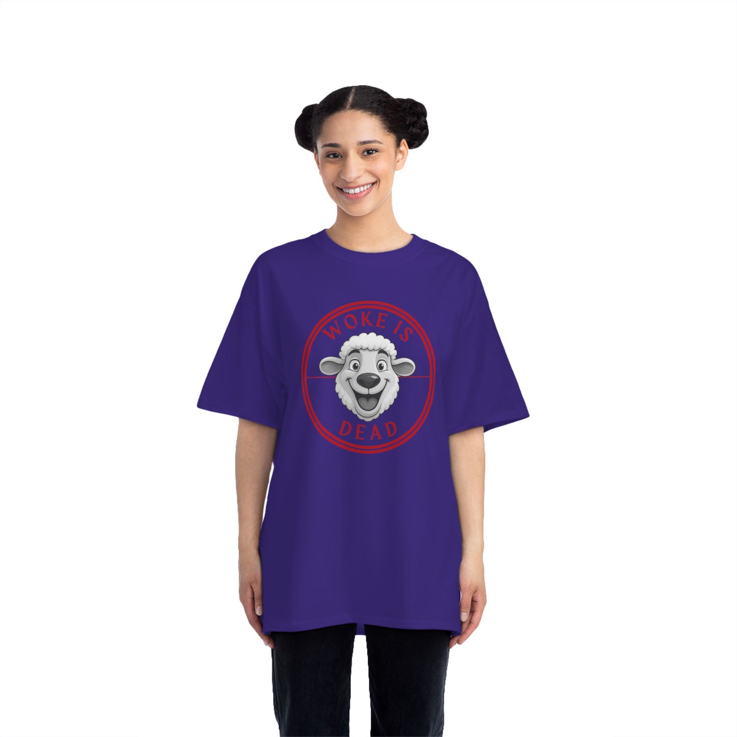 Woke Is Dead Short-Sleeve T-Shirt, Statement Tee, Casual Wear, Gift for Friends, Trendy Outfit, Humorous Shirt