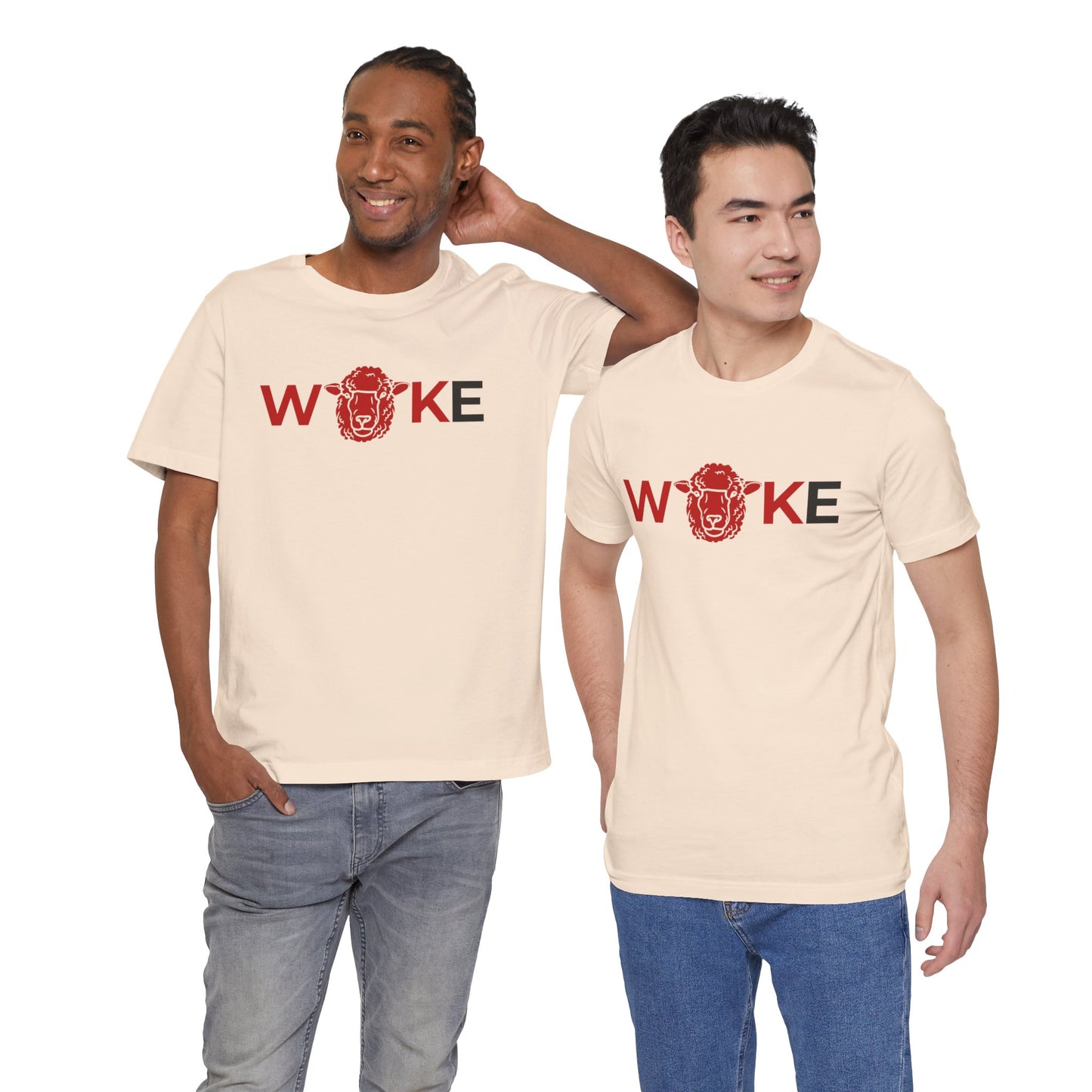 Woke Lion Unisex Tee, Empowerment Shirt, Casual Wear, Gift for Activists, Statement Clothing, Trendy Graphic Tee