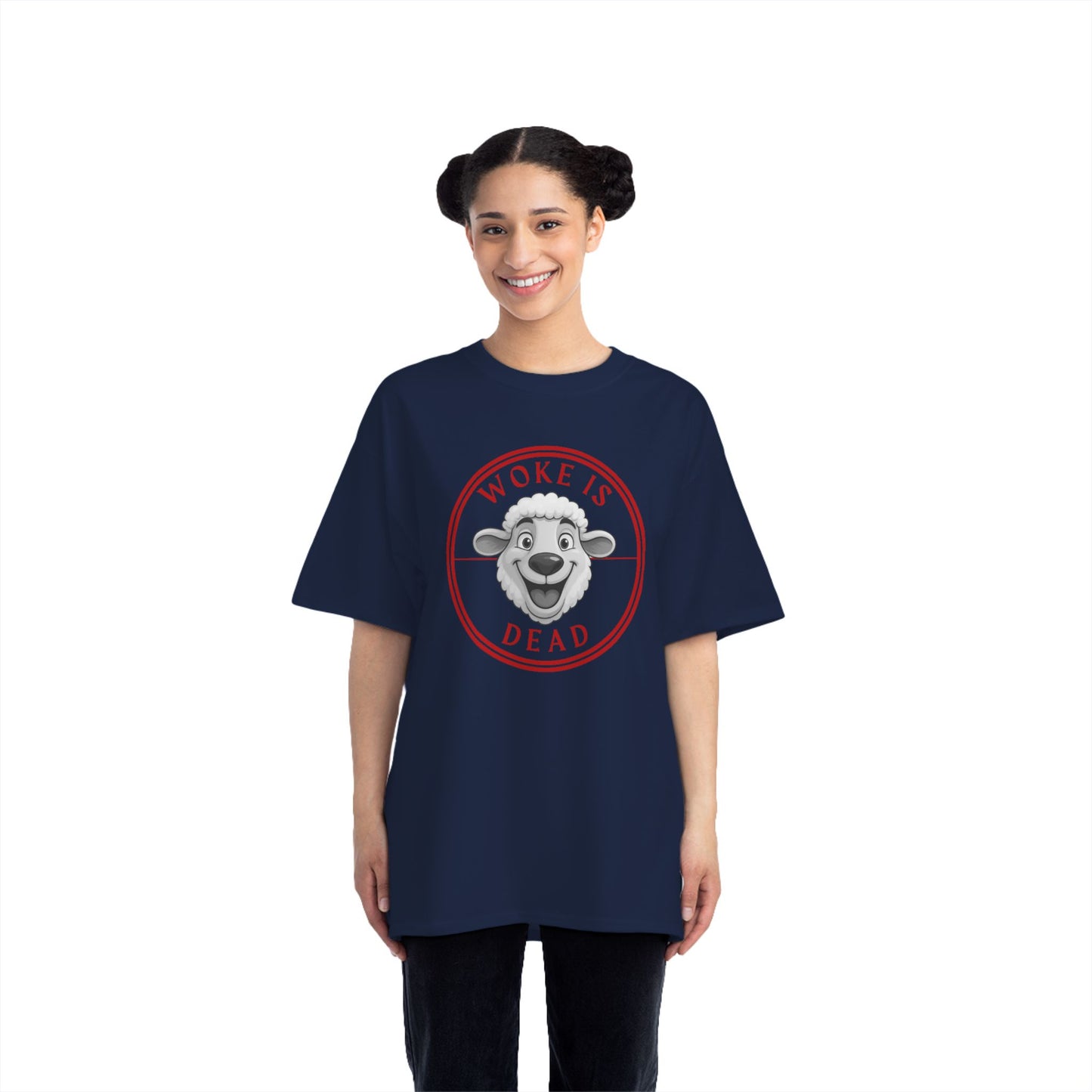 Woke Is Dead Short-Sleeve T-Shirt, Statement Tee, Casual Wear, Gift for Friends, Trendy Outfit, Humorous Shirt