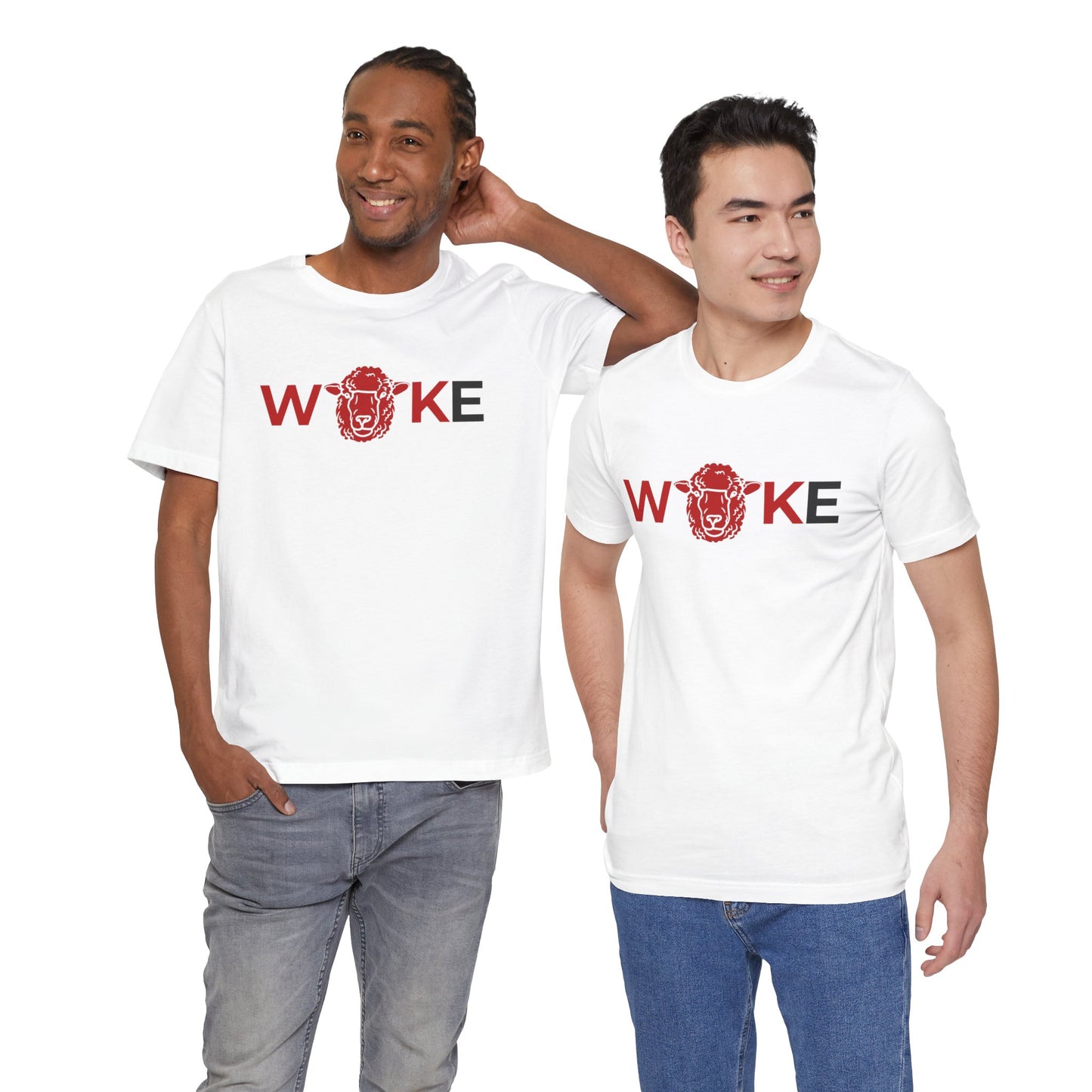 Woke Lion Unisex Tee, Empowerment Shirt, Casual Wear, Gift for Activists, Statement Clothing, Trendy Graphic Tee