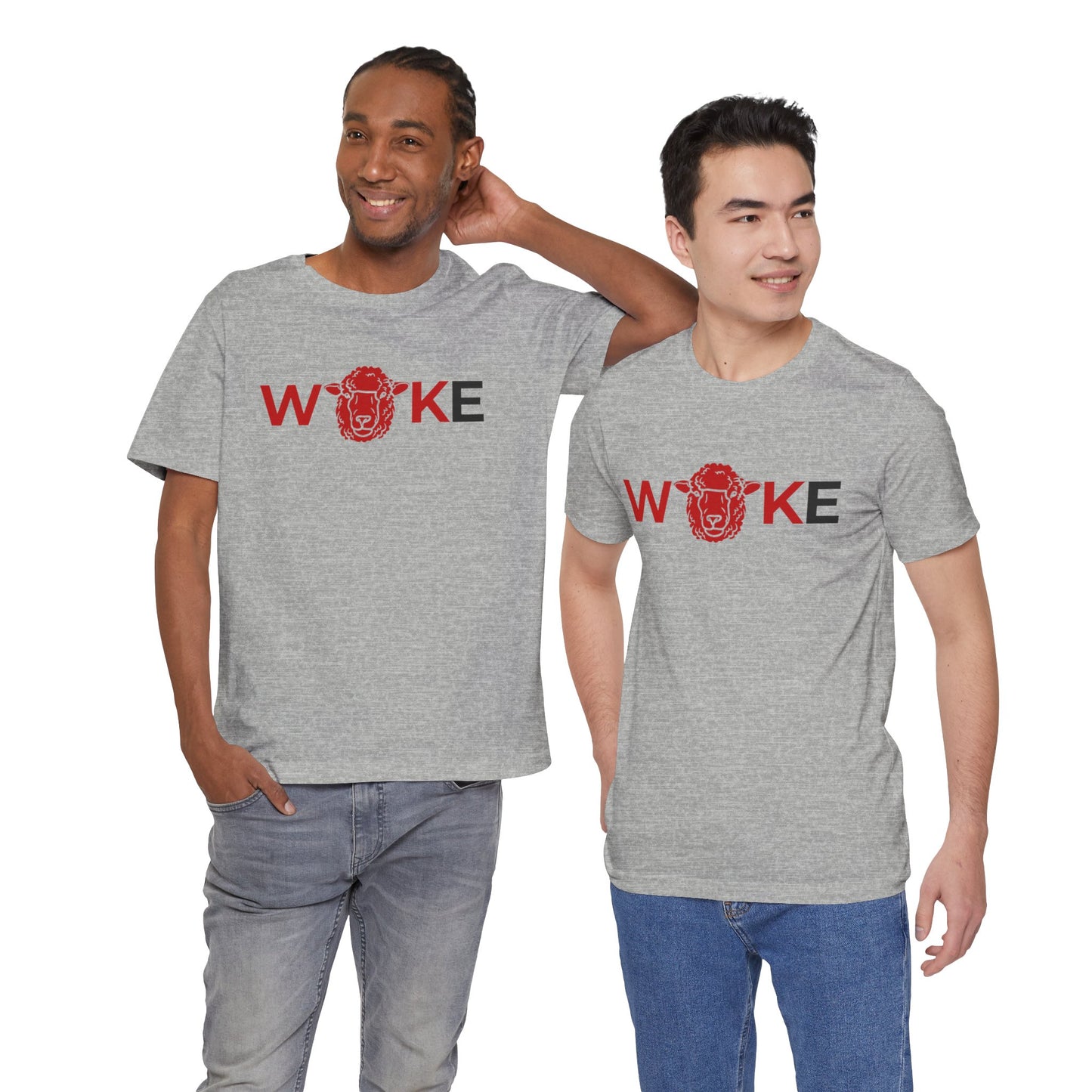 Woke Lion Unisex Tee, Empowerment Shirt, Casual Wear, Gift for Activists, Statement Clothing, Trendy Graphic Tee