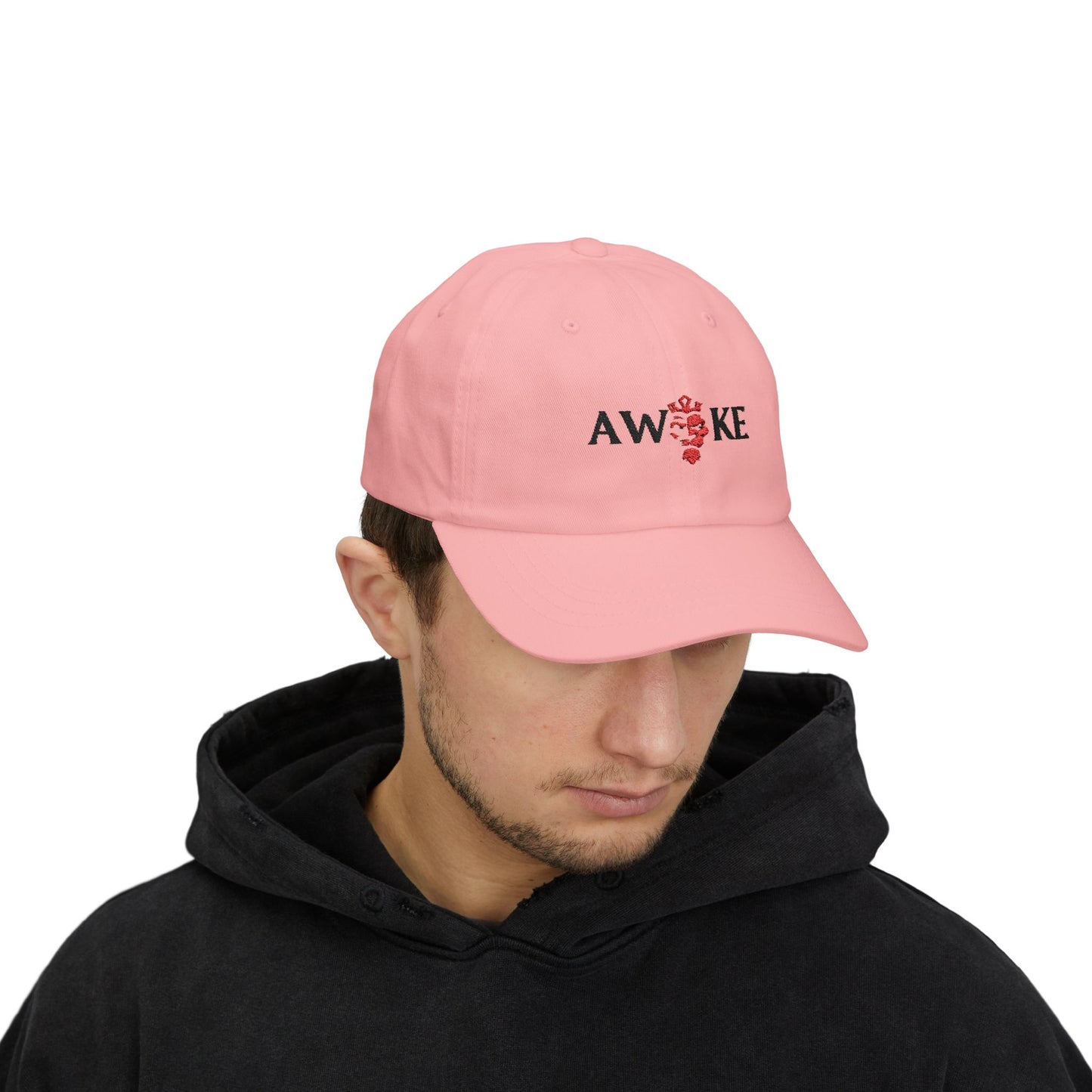 AWOKE Classic Dad Cap - White Hat for Casual Style, Father's Day Gift, Summer Accessory, Trendy Fashion Cap, Unisex Headwear